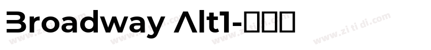 Broadway Alt1字体转换